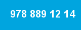 978 889 12 14 978 889 12 14